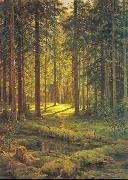 Coniferous Forest, Sunny Day, Ivan Shishkin